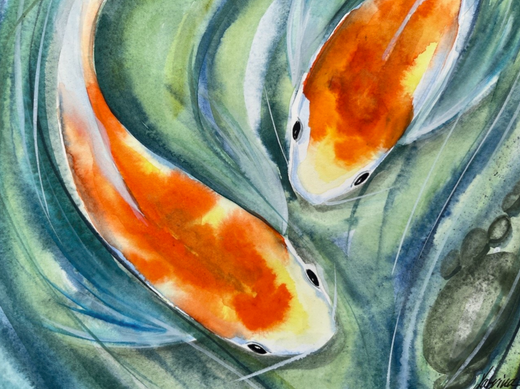 ART on FIRST - Nature Inspired Watercolor Paintings, Katrina Meister