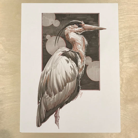 "Heron No. 1" by Lucas Kremer
